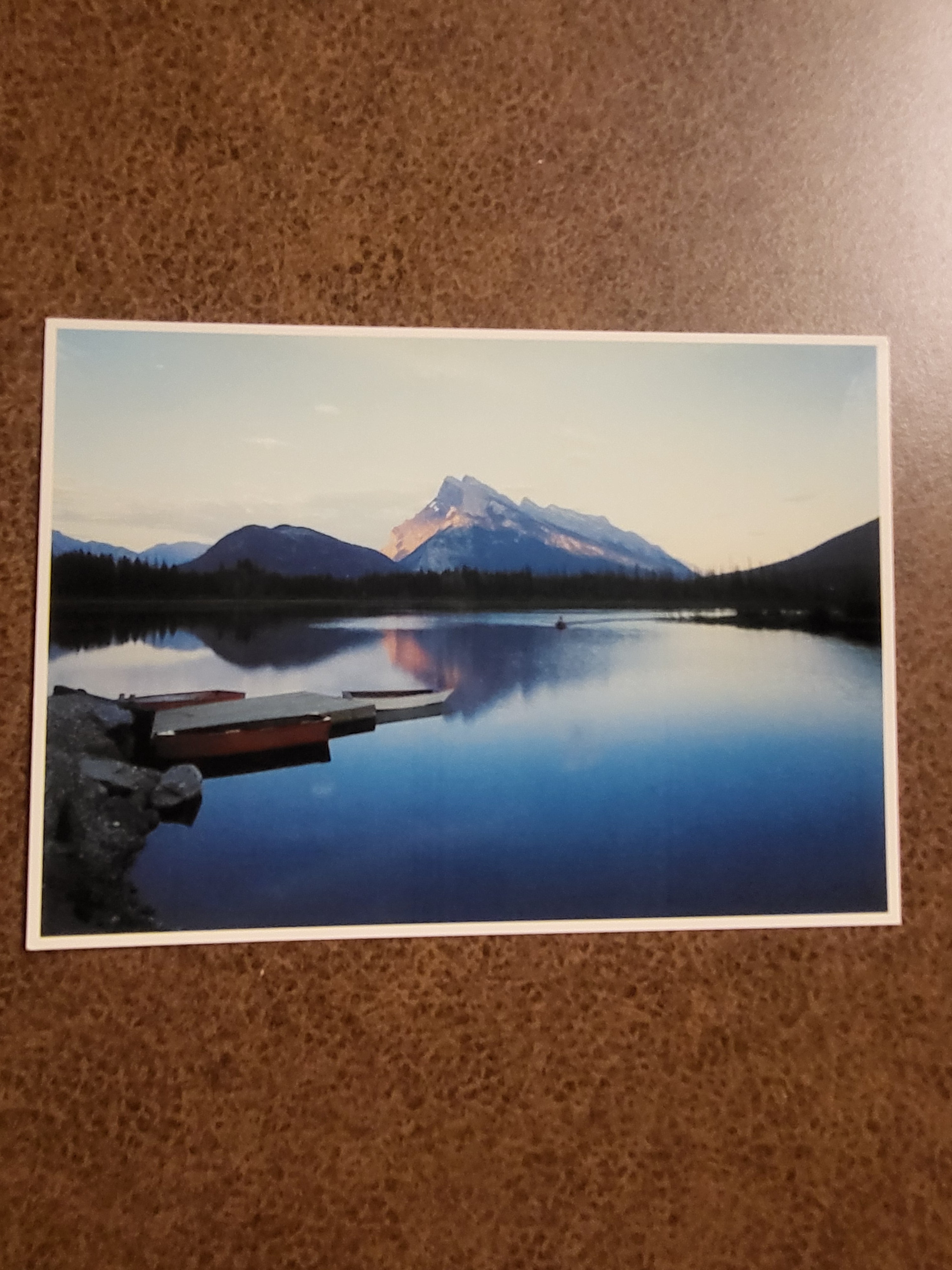 1980s Mount Rundle Banff National Park Canada Scenic Postcard