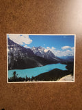 Vintage Peyto Lake Banff Jasper Highway Alberta Canada Scenic Postcard