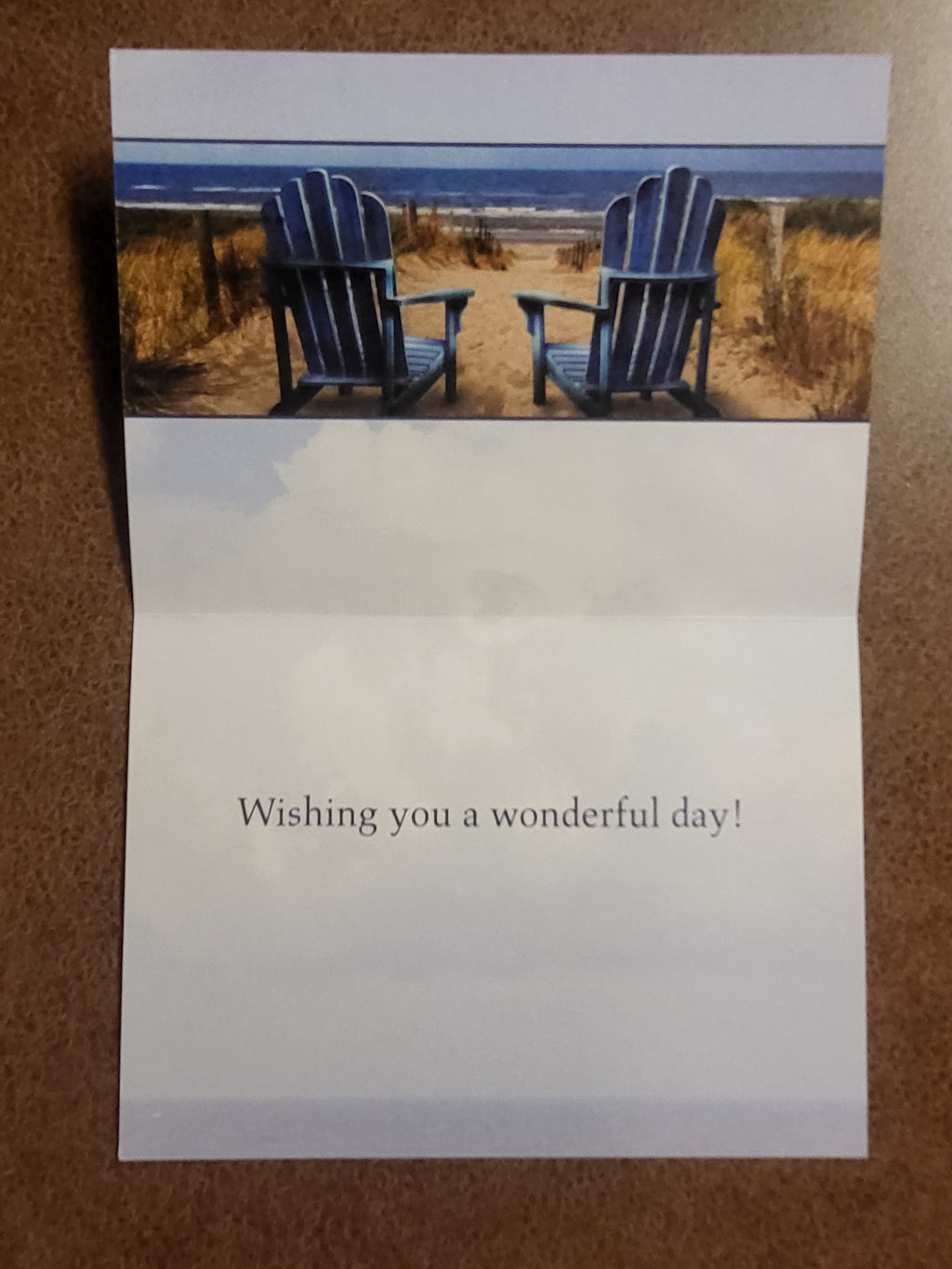 Beach - Happy Birthday- Birthday Card