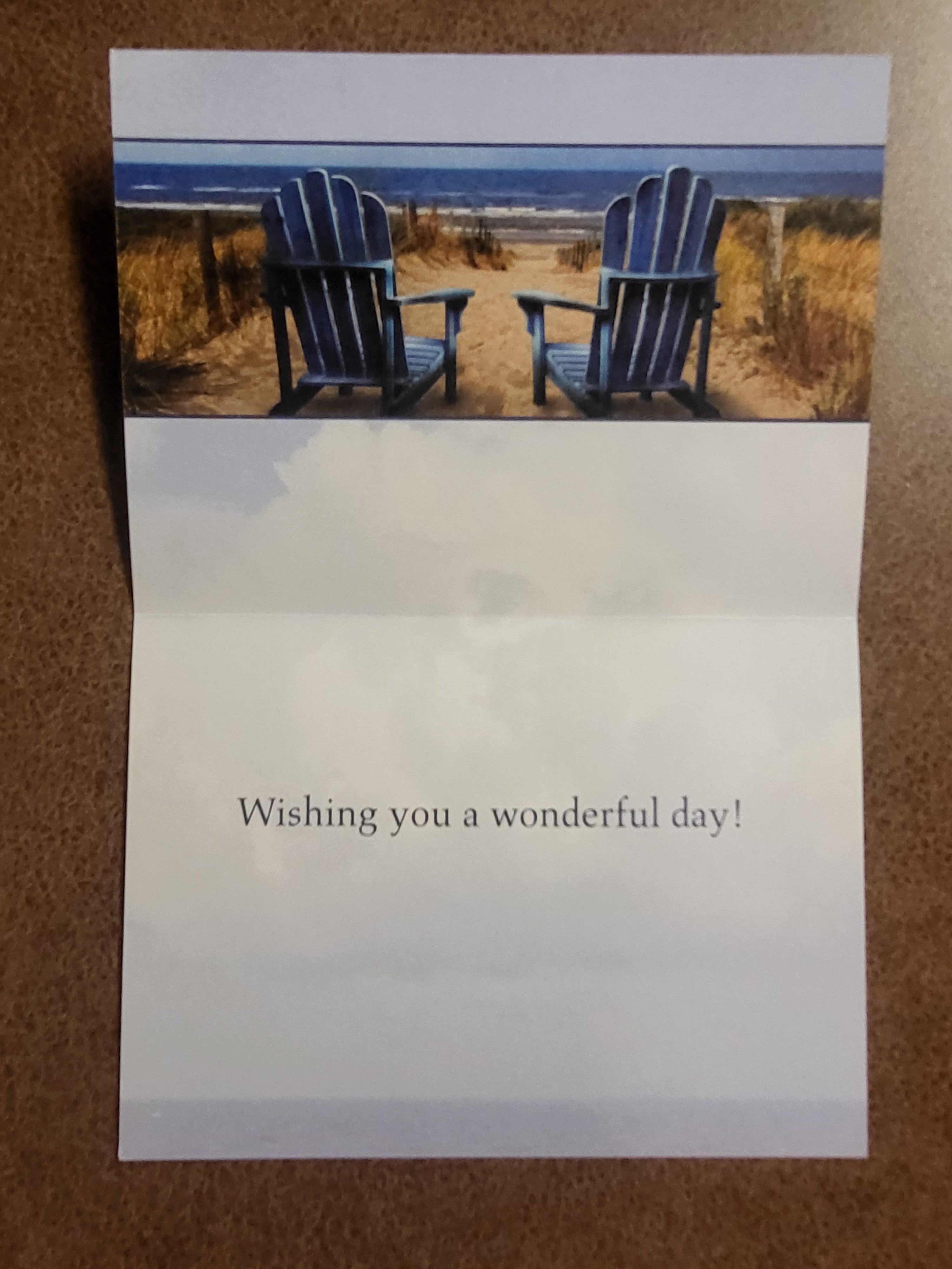 Beach - Happy Birthday- Birthday Card