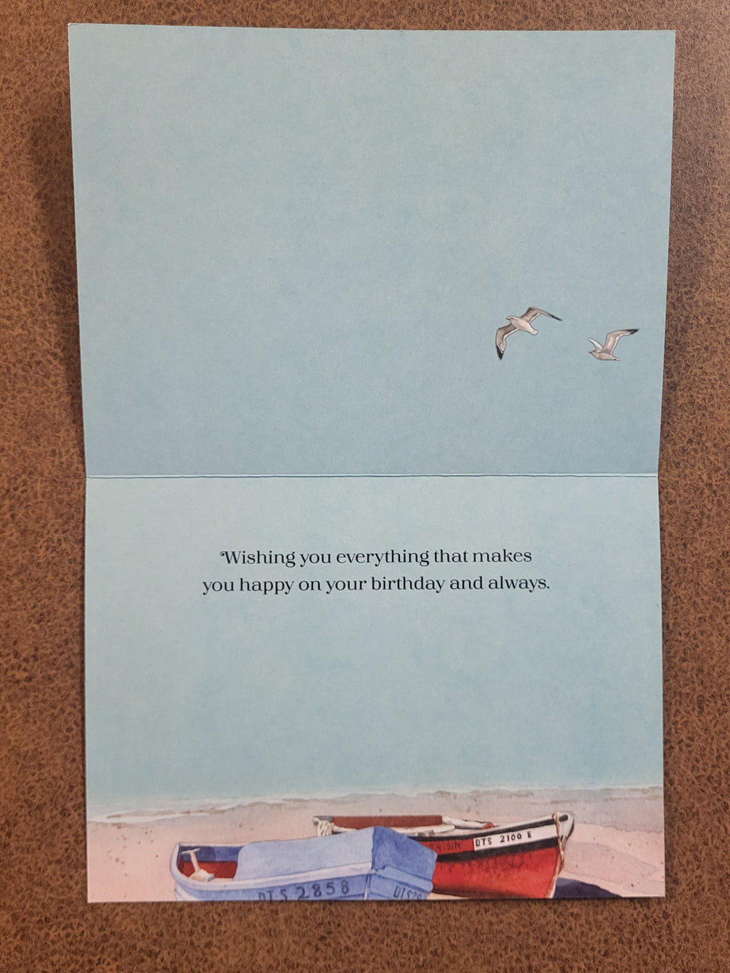 Beach - Happy Birthday to you- Birthday Card
