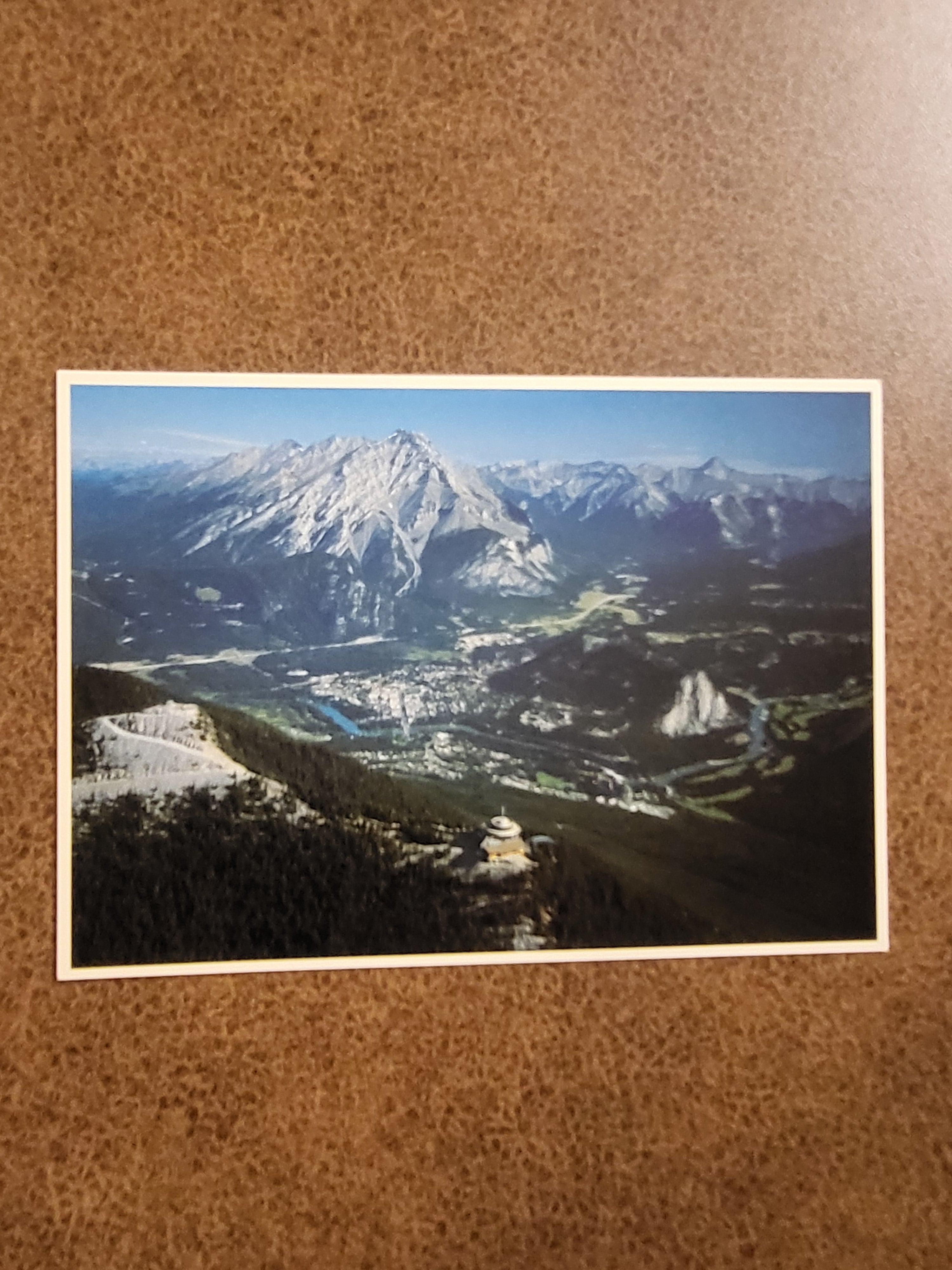 1980s Sulphur Mountain Postcard Banff National Park Alberta Canada Mountain View
