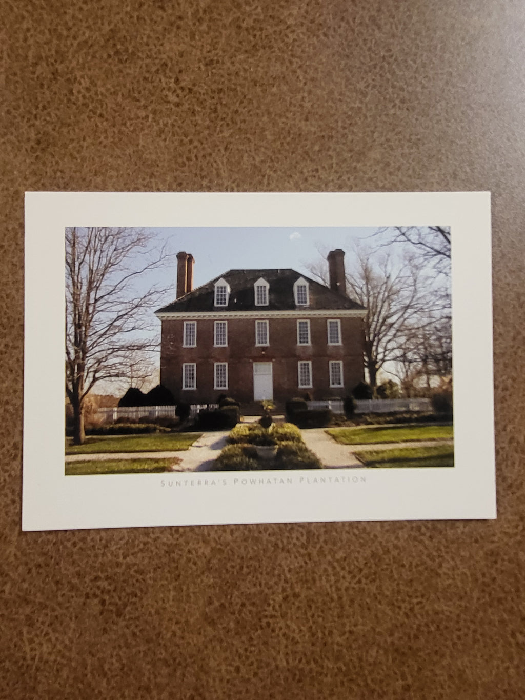 1990s Sunterra's Powhatan Plantation Manor House Postcard Williamsburg Virginia