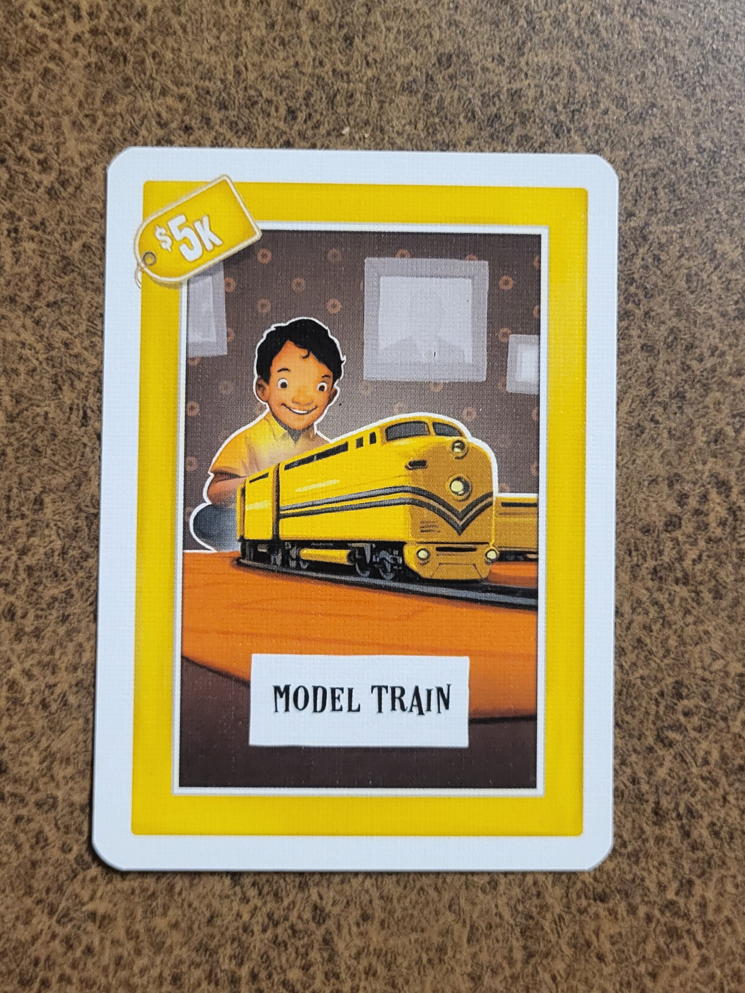 Model Train - Cover Your Assets - Card Game