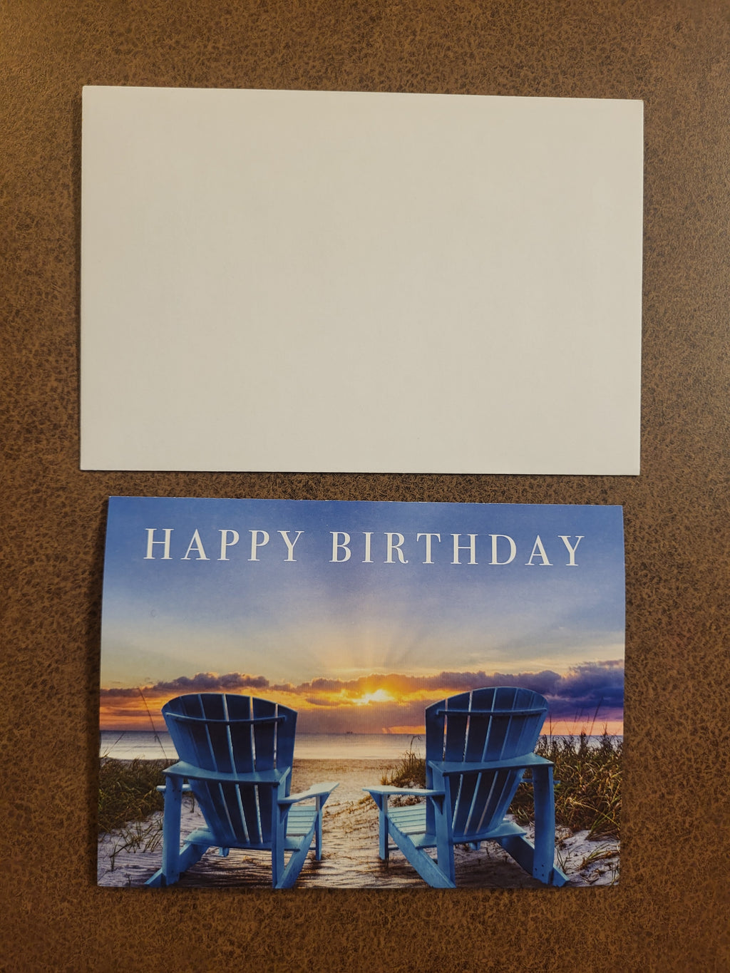Beach - Happy Birthday- Birthday Card