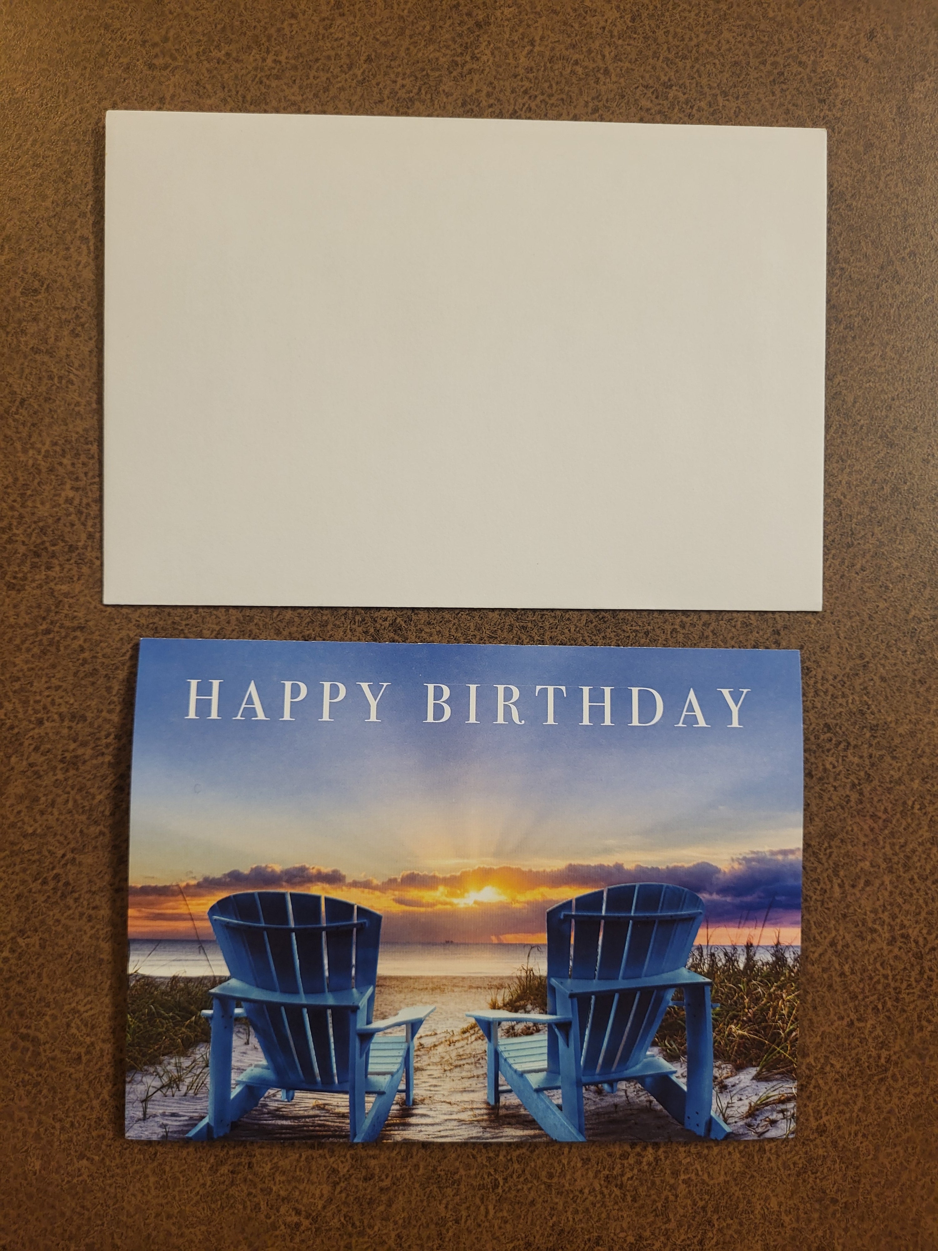 Beach - Happy Birthday- Birthday Card