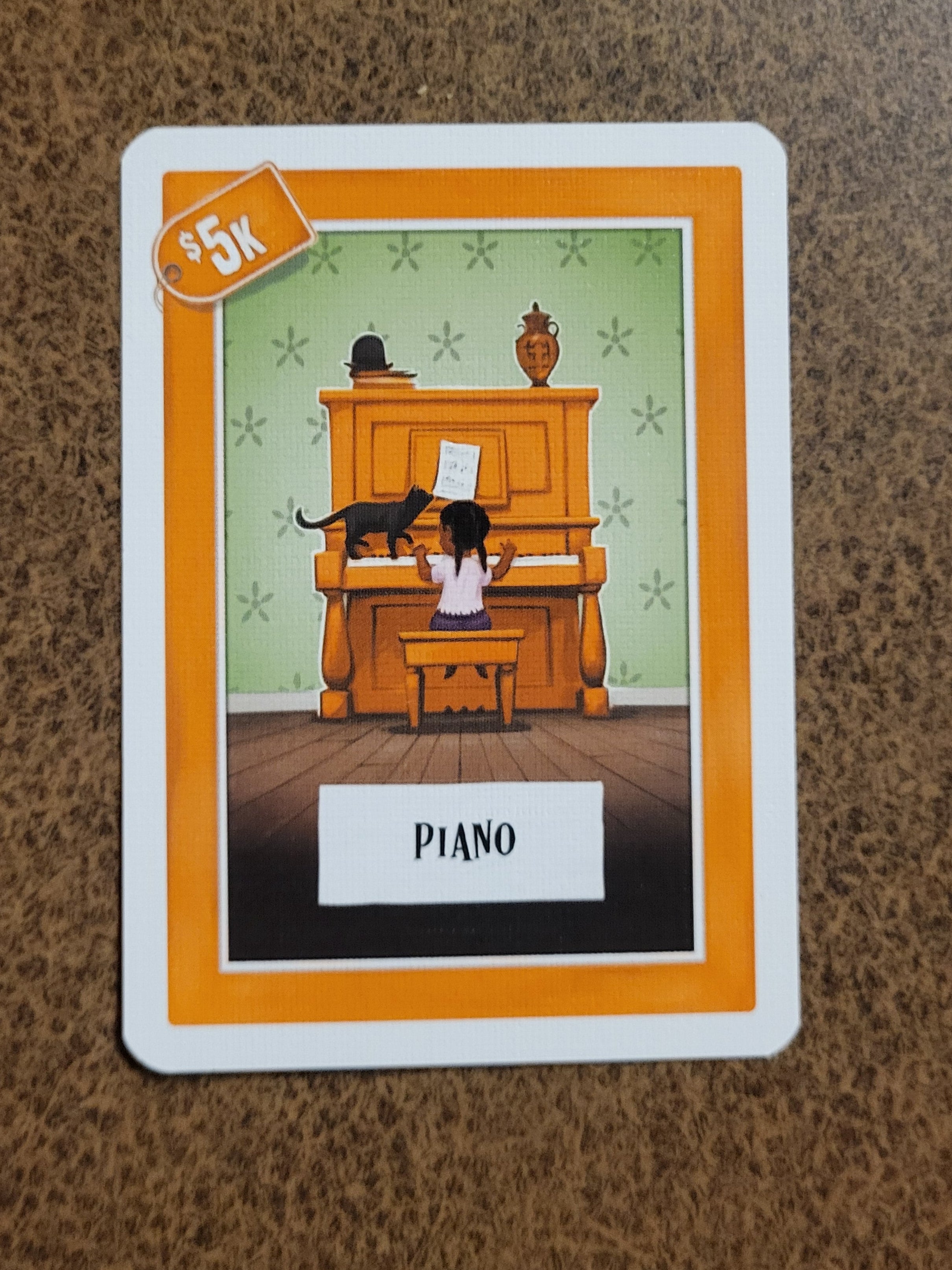 Piano - Cover Your Assets - Card Game