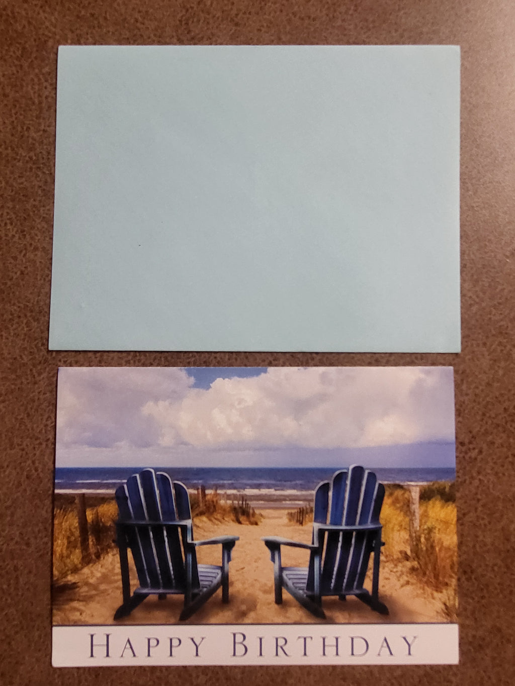 Beach - Happy Birthday- Birthday Card