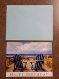 Beach - Happy Birthday- Birthday Card