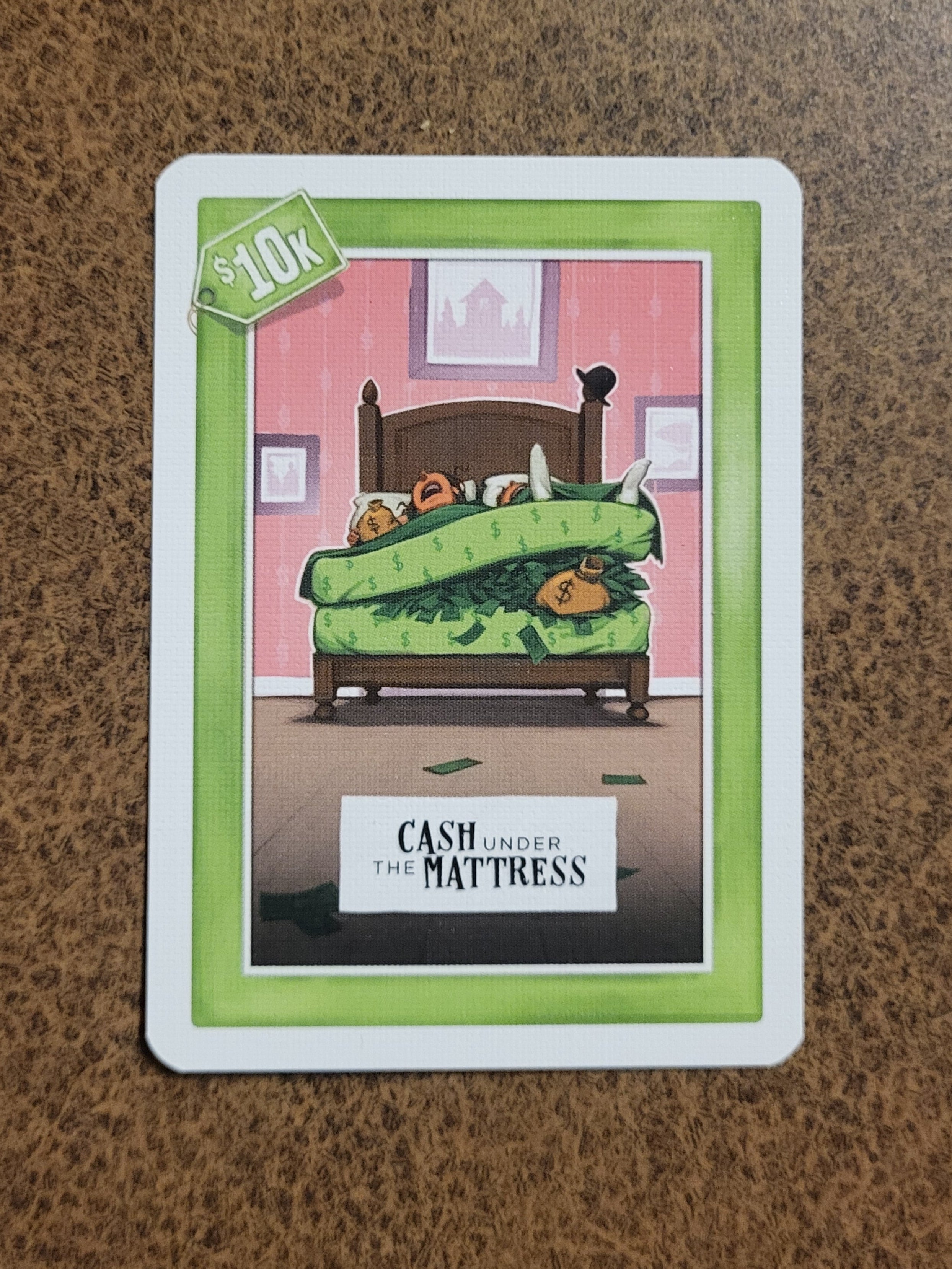 Cash under the Mattress - Cover Your Assets - Card Game (Copy)