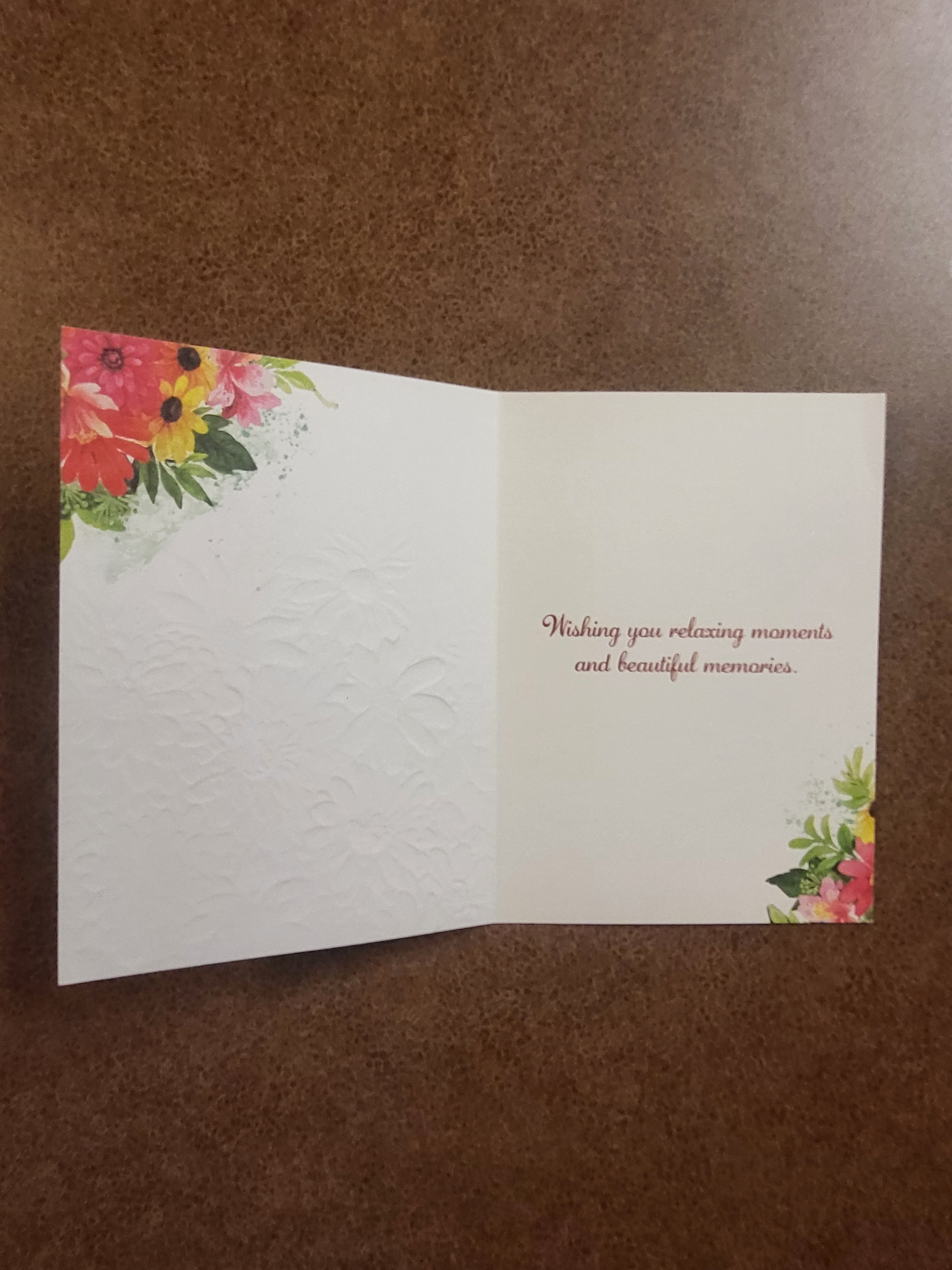 Floral - A birthday wish for you - Birthday Card
