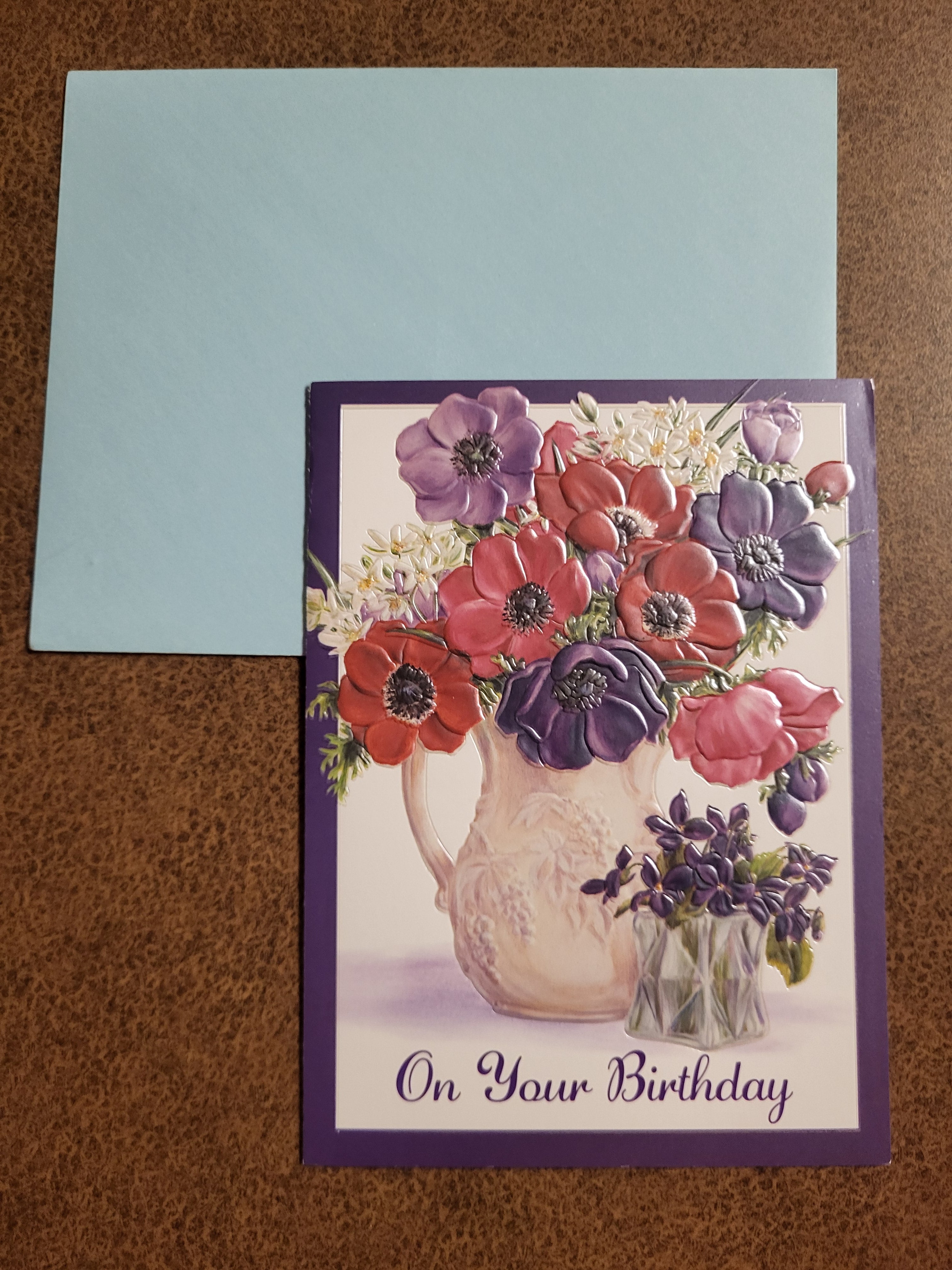 Floral- On your birthday - Birthday Card