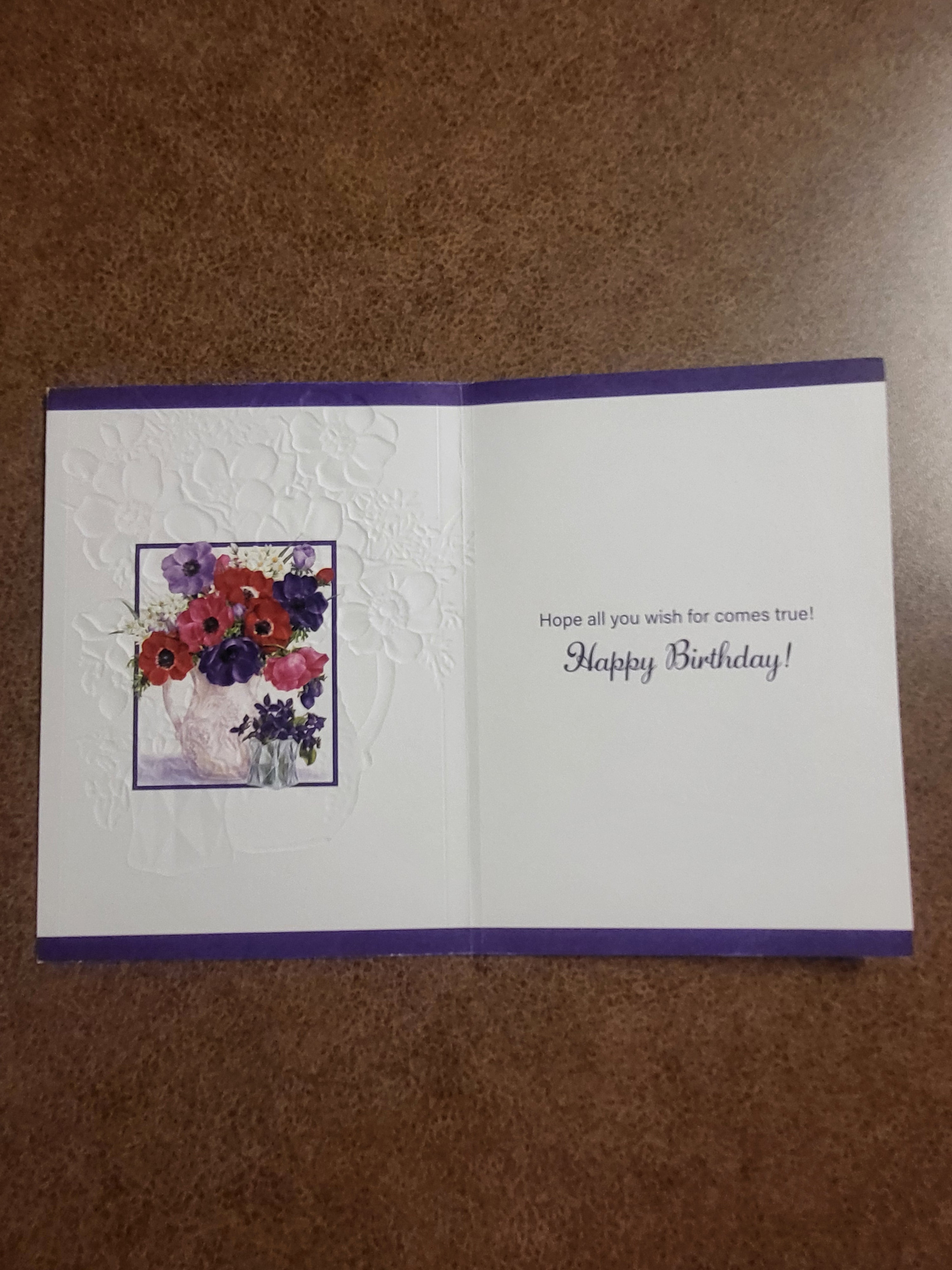 Floral- On your birthday - Birthday Card