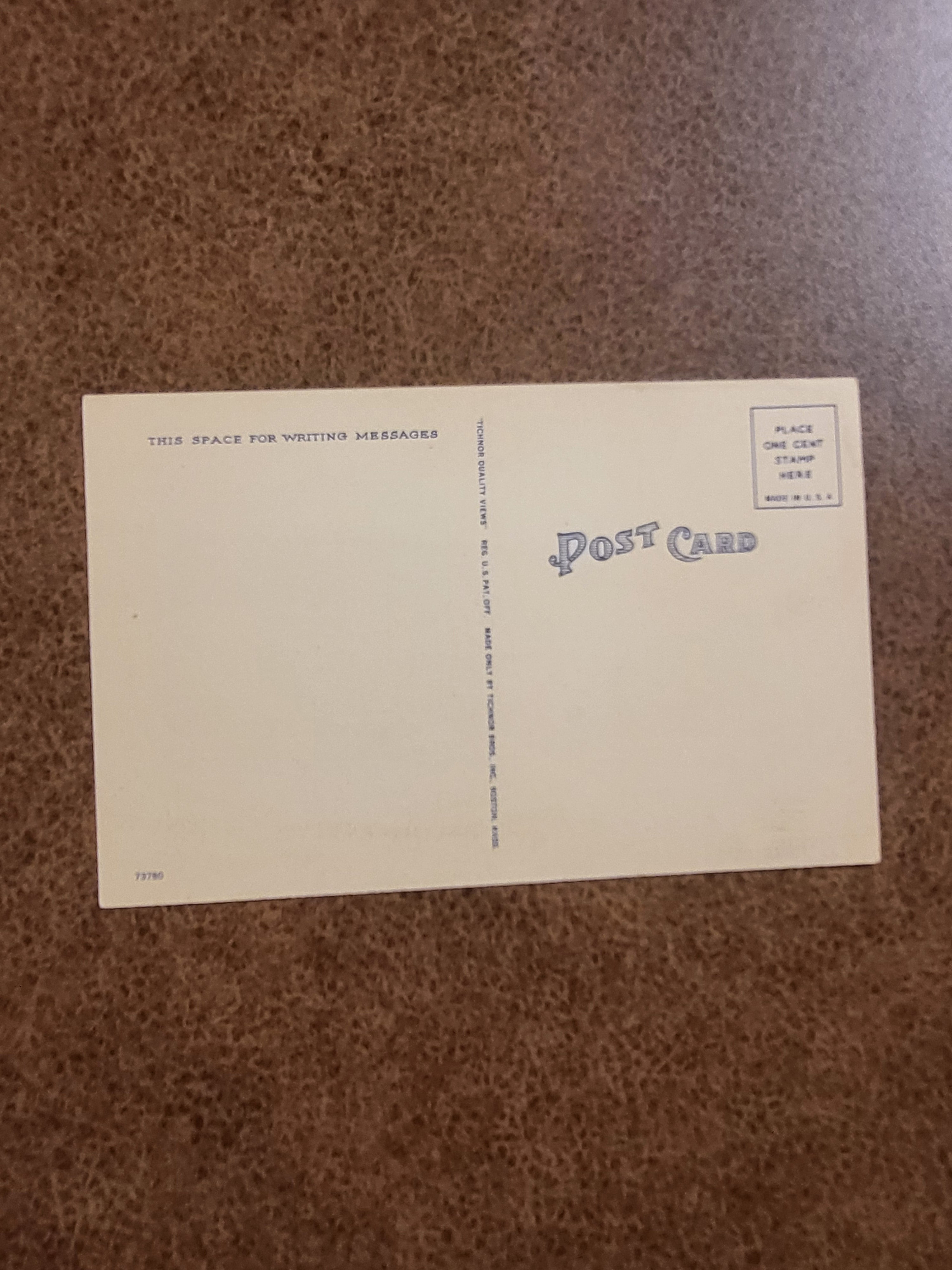 1930s Lowell House Harvard University Postcard Cambridge Massachusetts Linen Postcard