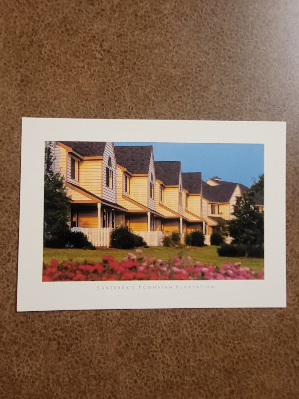 1990s Williamsburg Virginia Postcard Sunterra's Powhatan Plantation Resort