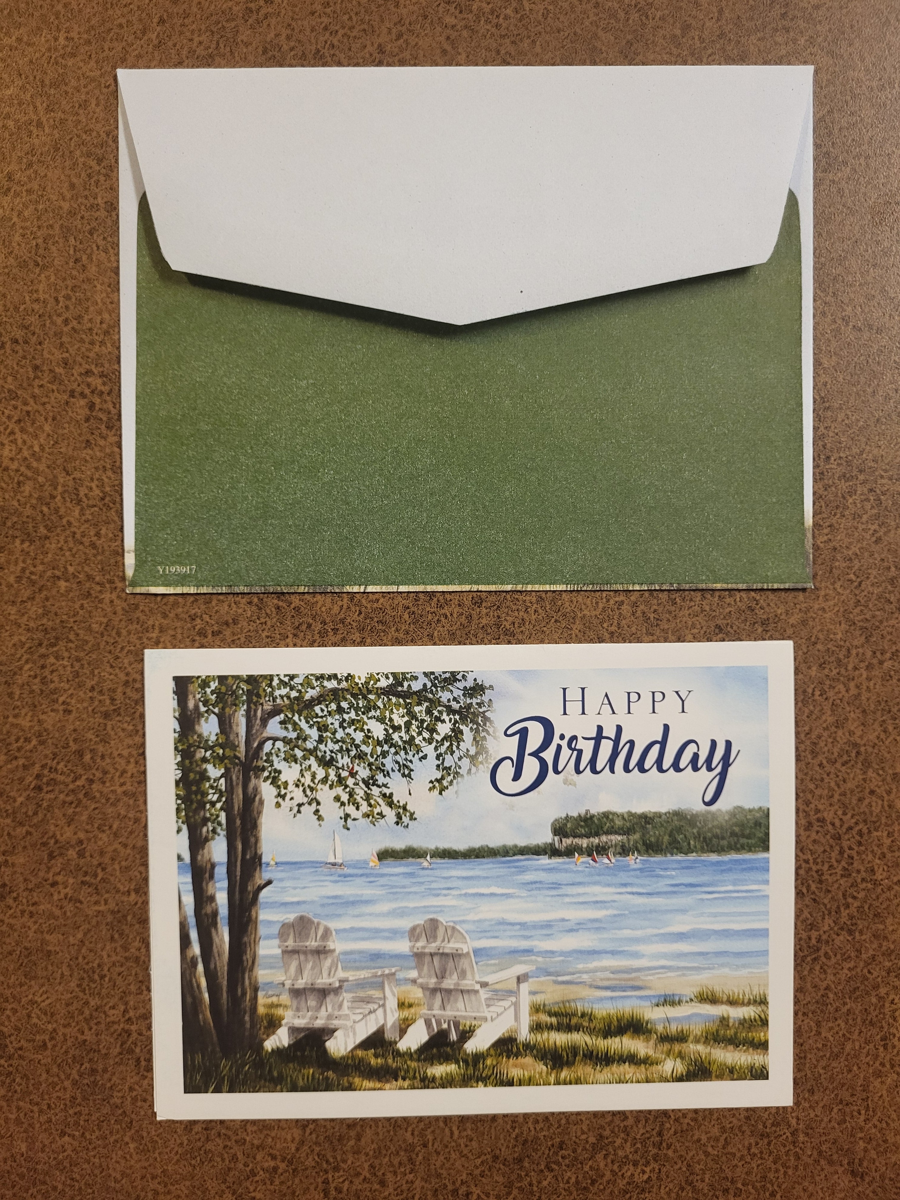 Lake - Happy Birthday - Birthday Card